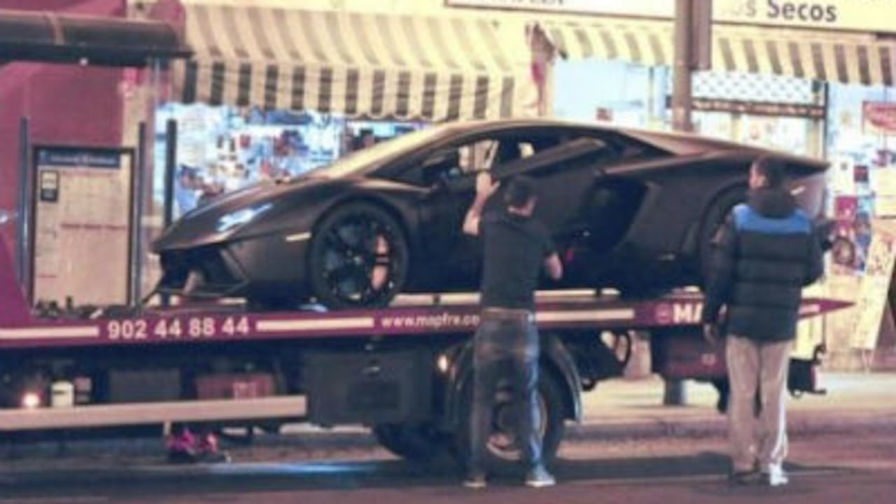 'CR7’ ya había tenido un accidente en su Ferrari F430.