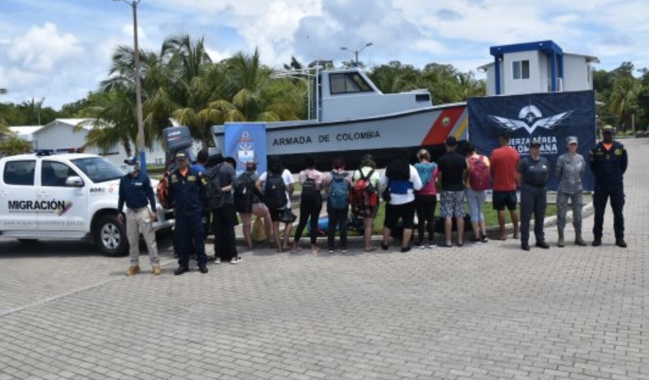 Estos son los migrantes rescatados en San Andrés