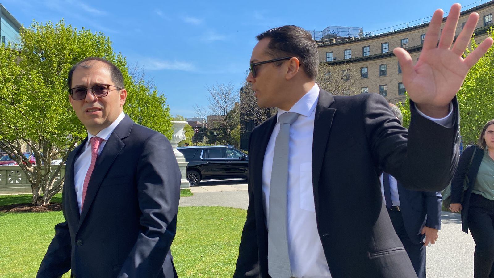 Fiscal general de la Nación, Francisco Barbosa, desde Boston, Estados Unidos