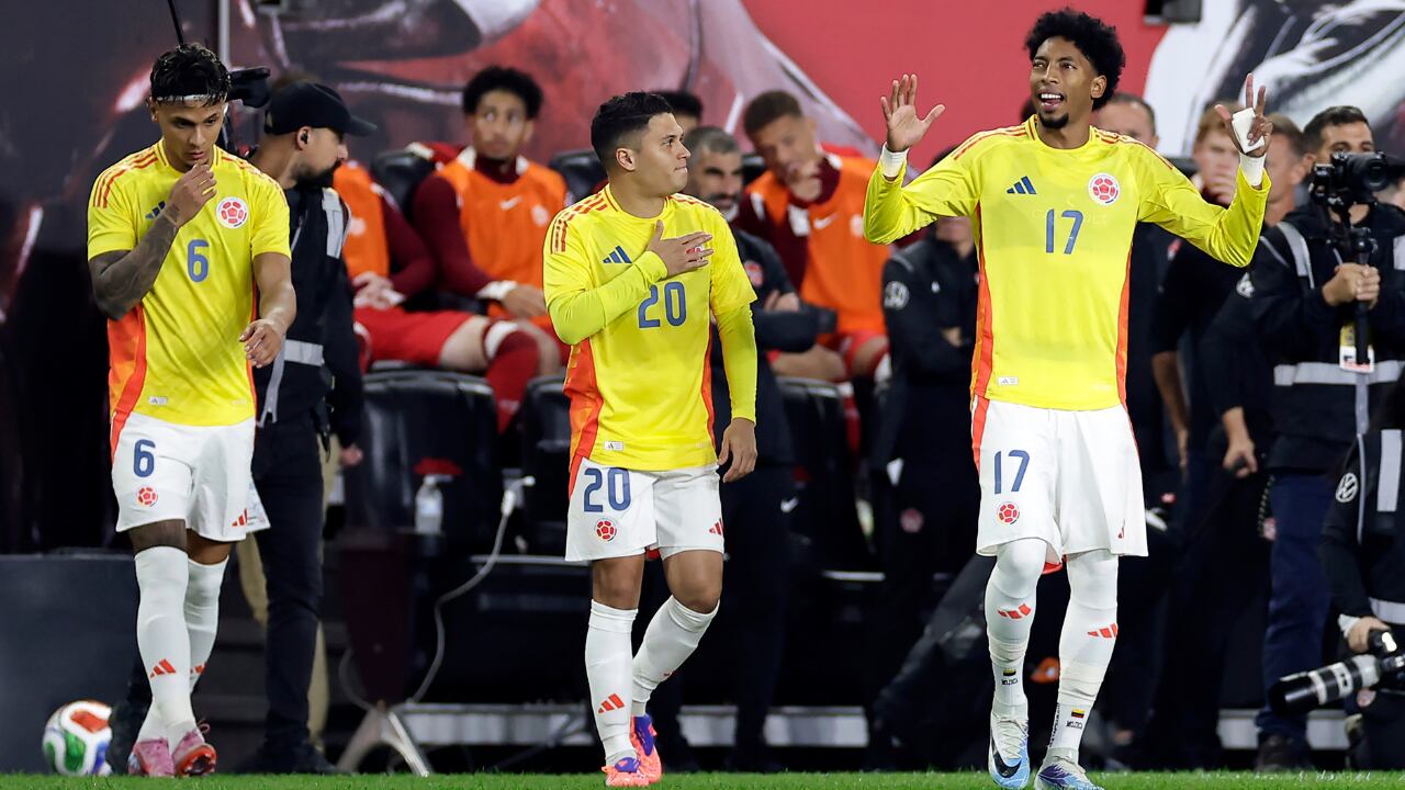 Richard Ríos, JuanFer Quintero y Johan Mojica: titulares de Colombia ante Canadá por fecha Fifa.