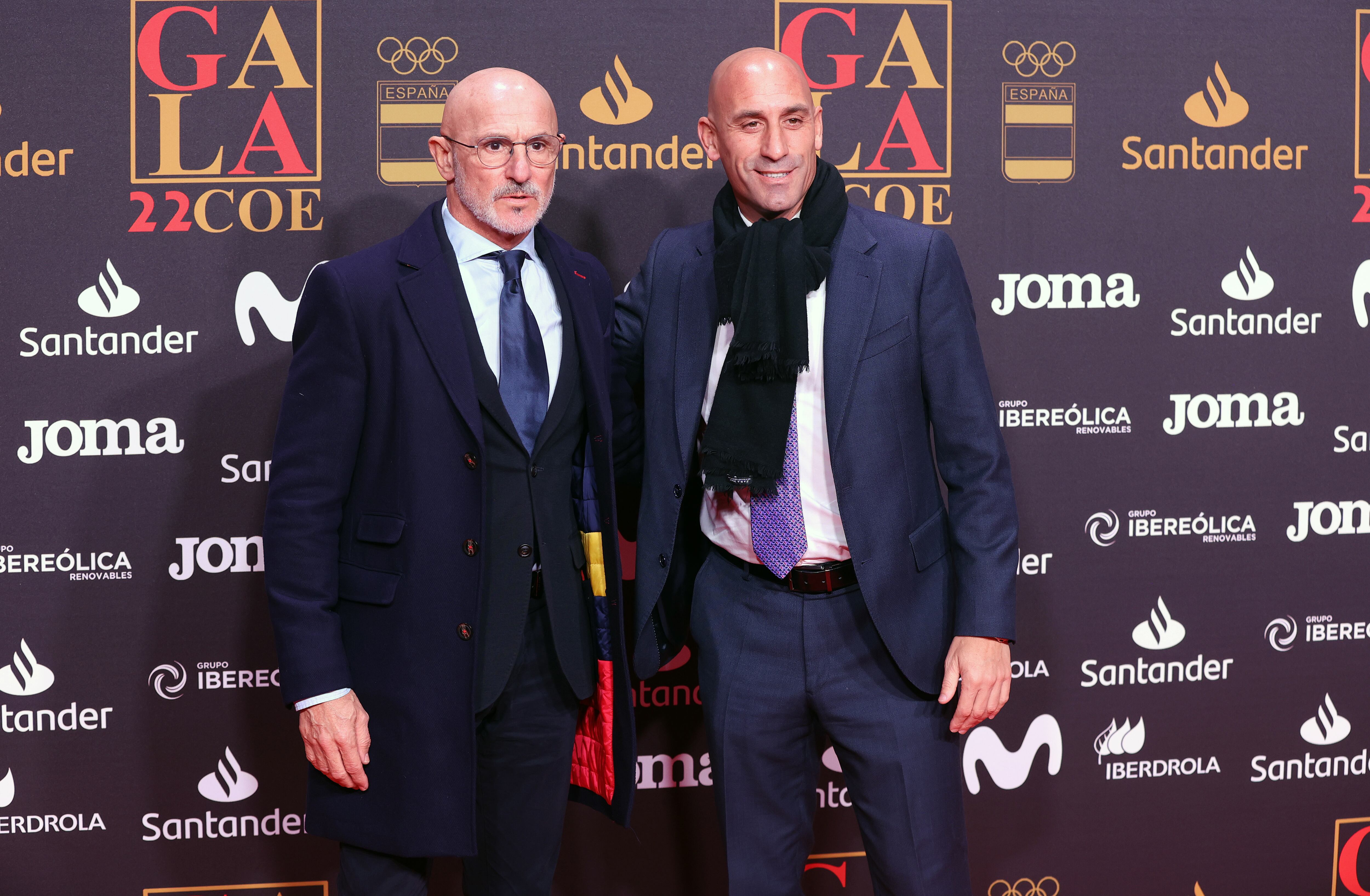 Luis De la Fuente, seleccionador de España, y Luis Rubiales, ex presidente de la RFEF.