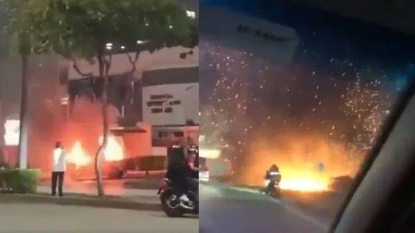 Explosión de carro bomba en Guayaqui, Ecuador