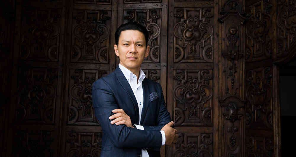 Yokoi Kenji Díaz, conferencista colombojaponés. Foto: A.P.I.