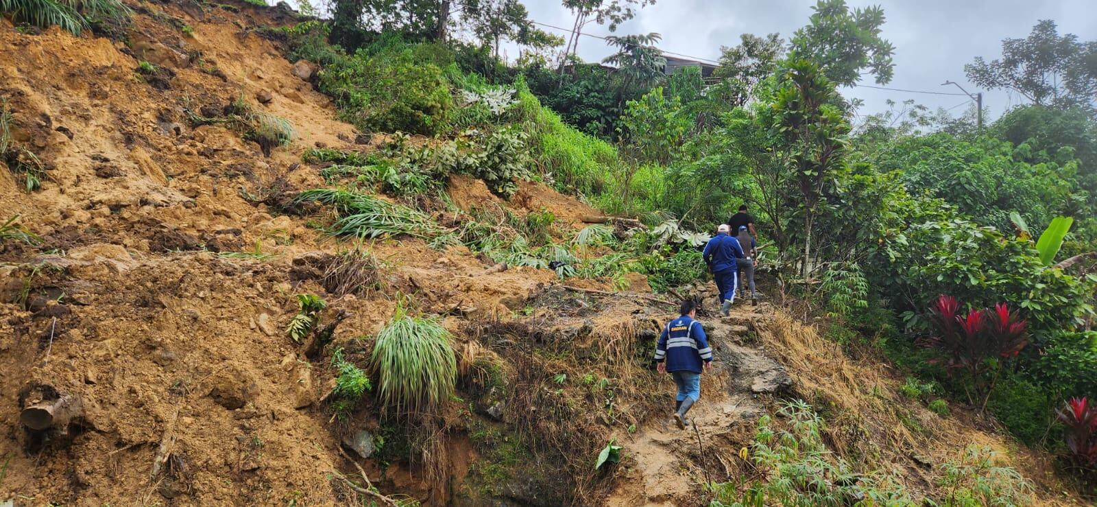 En Antioquia las lluvias no cesan. En los primeros 13 días de enero, más de 1.300 familias se han visto afectadas.
