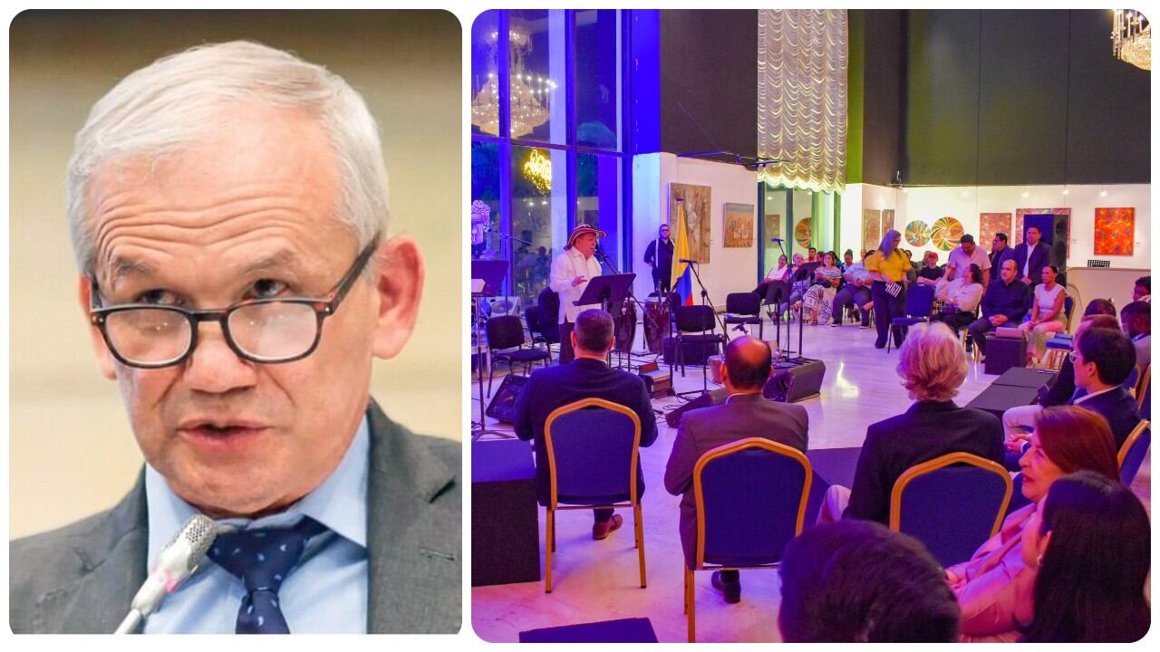 Carlos Ramón González y el evento al que asistió en Nicaragua.