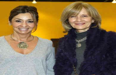 Vicky Turbay y Nohora Puyana de Pastrana.