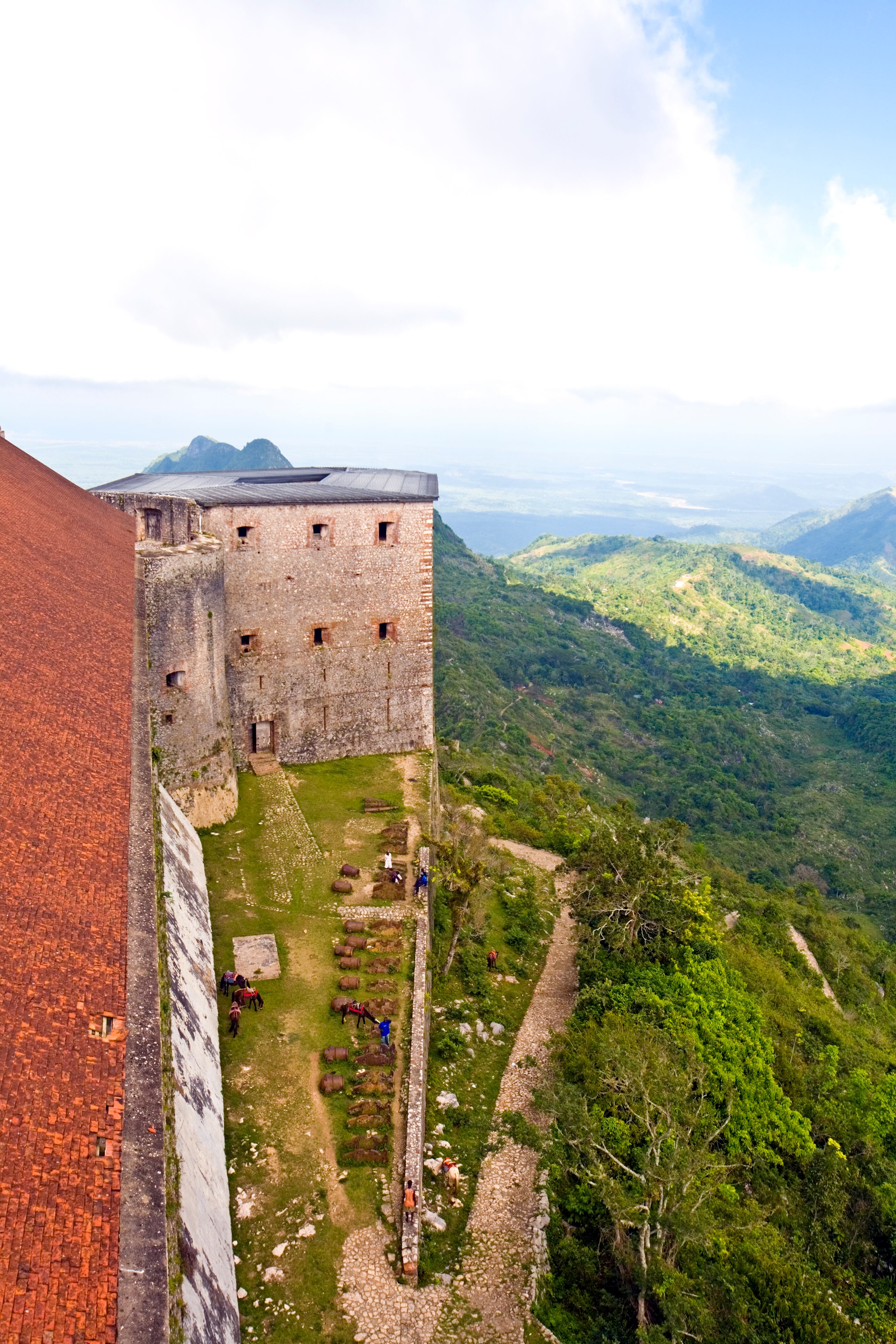 Haití, Norte, la Citadelle Laferrière. La Citadelle es una gran fortaleza en la cima de una montaña en el norte de Haití.
