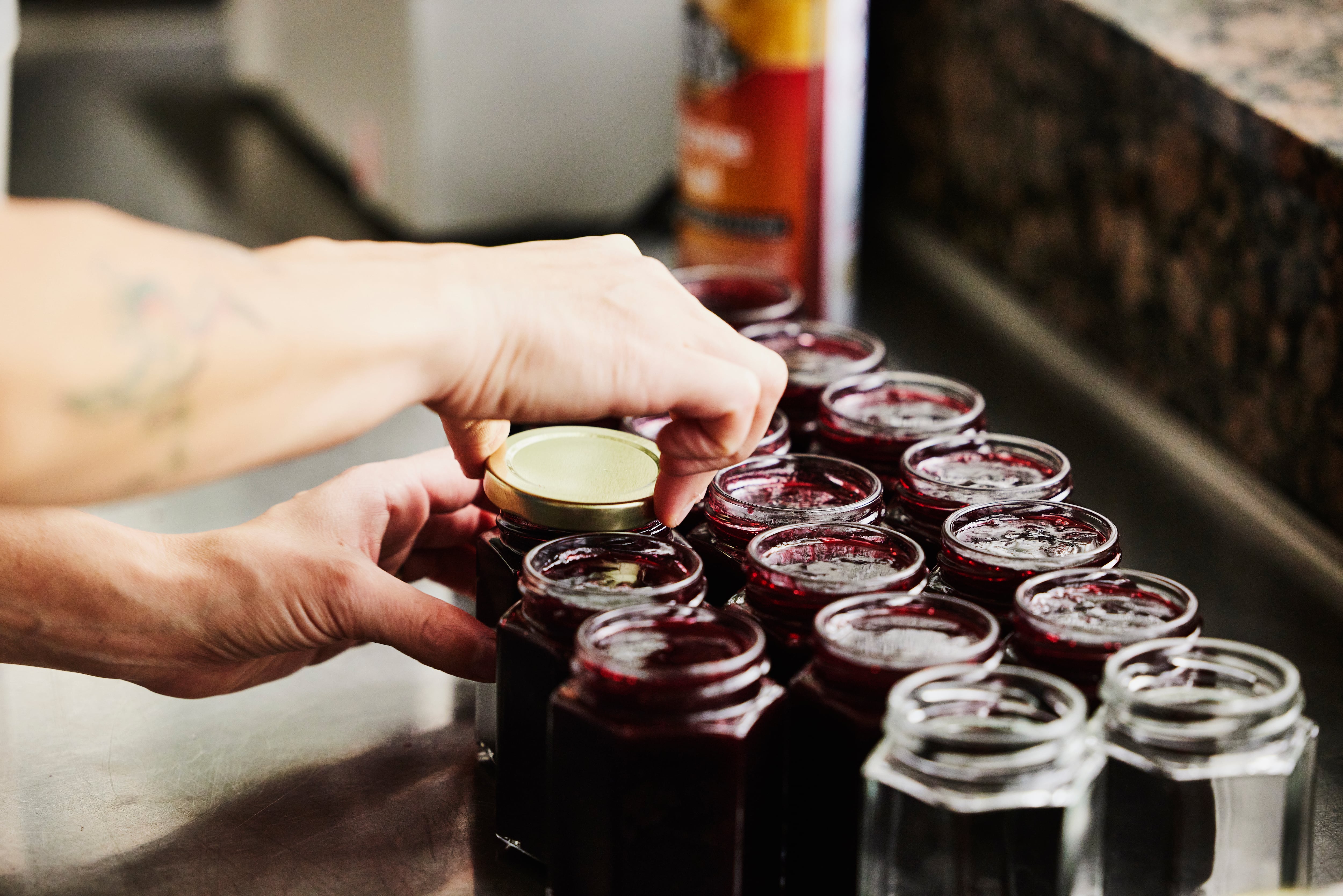 Producción de mermelada