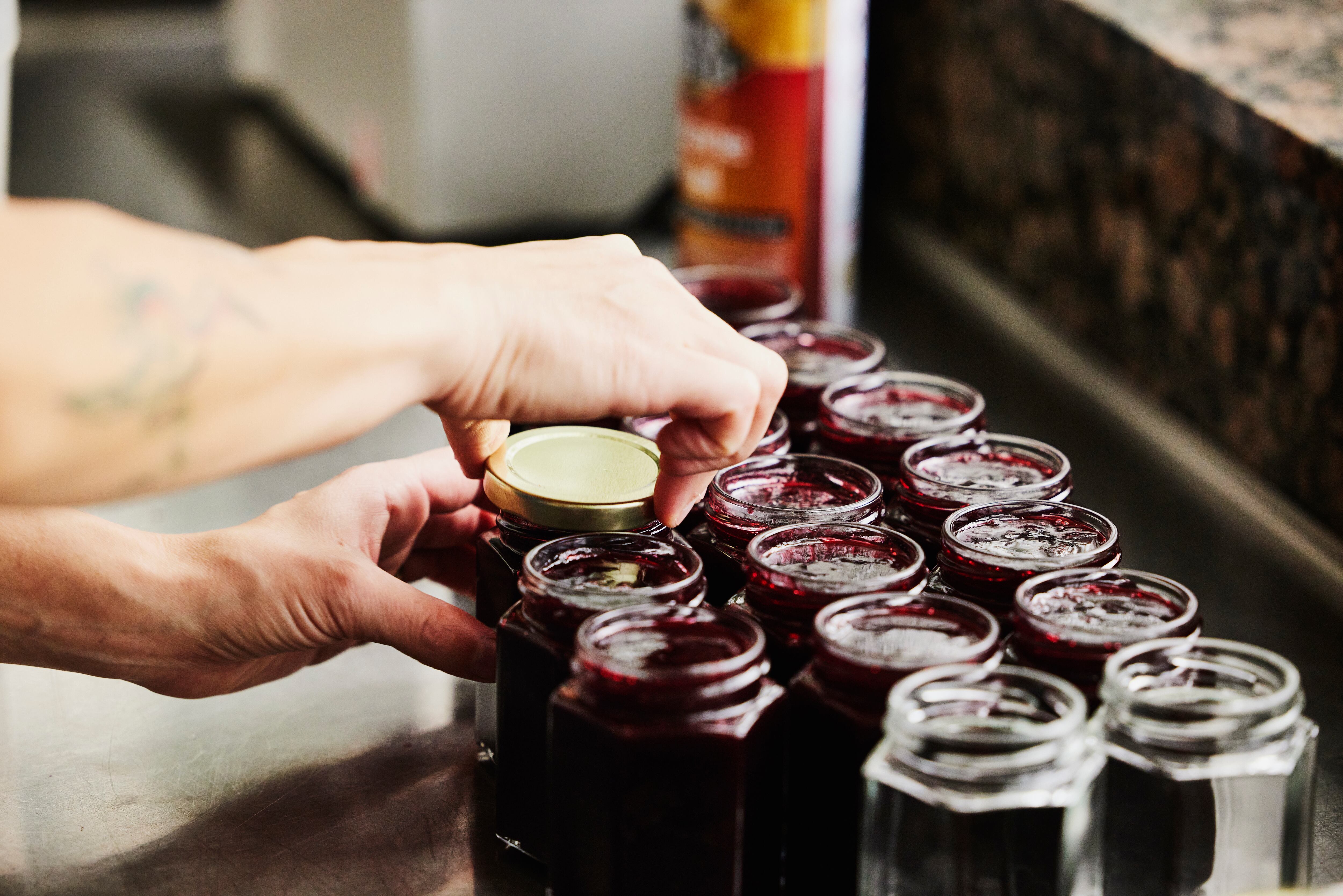 Producción de mermelada