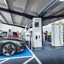 Foto de referencia sobre un vehículo eléctrico