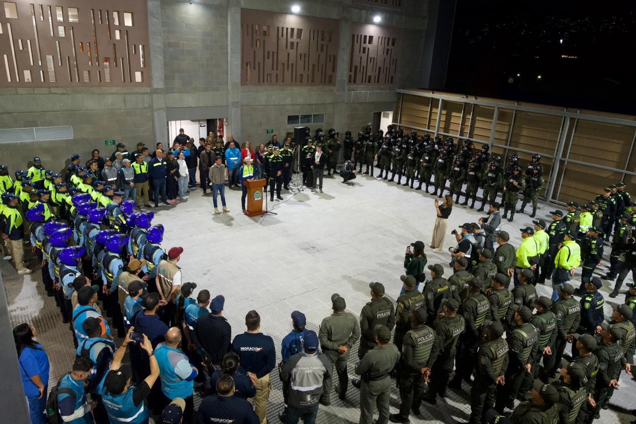 Primer operativo en el Parque Lleras en 2026.