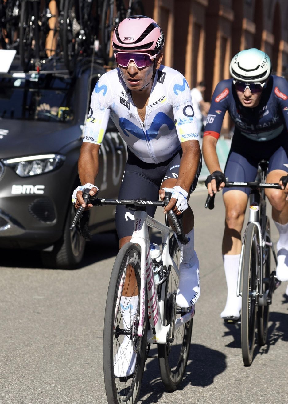 Nairo en el Giro del Emilia.