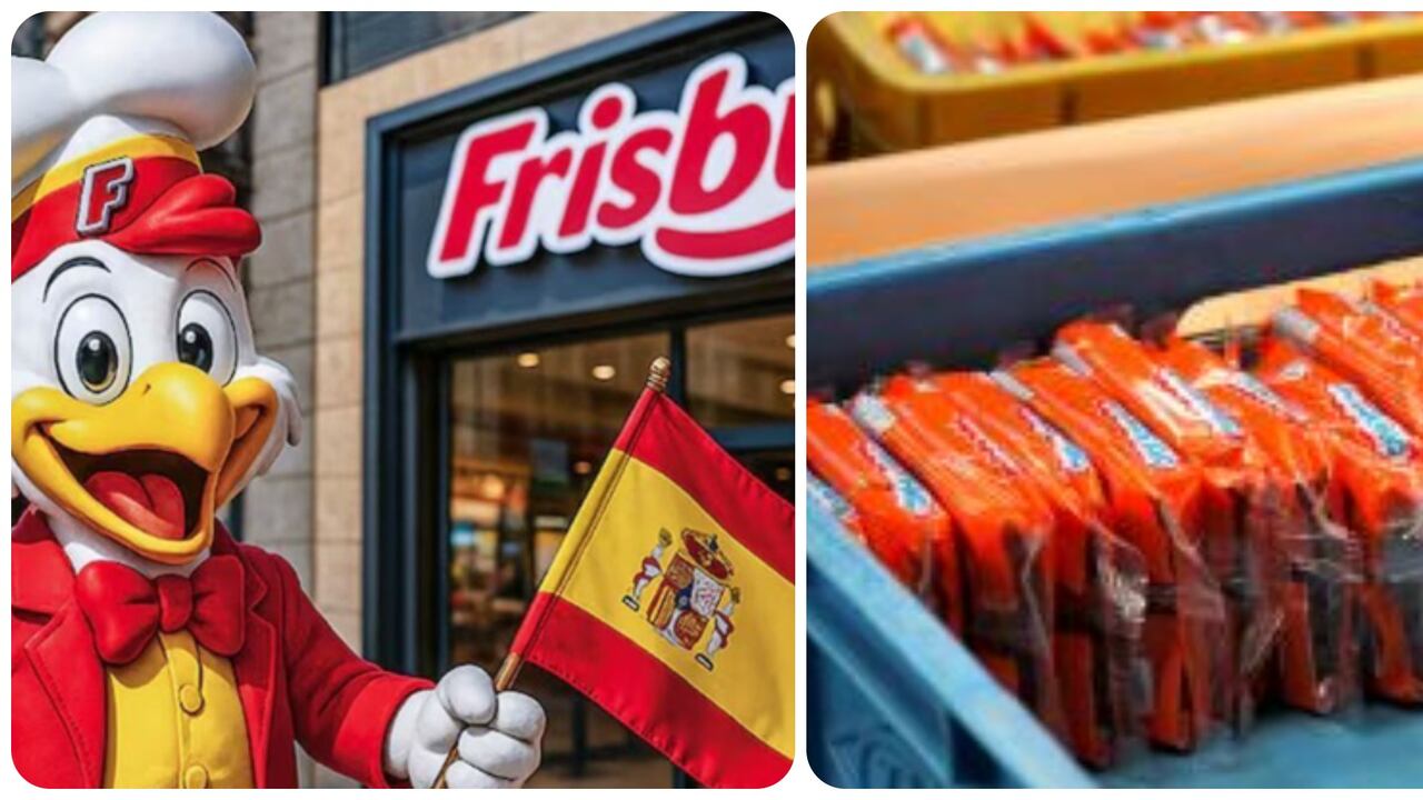 Foto 1: Frisby España. Foto 2: Chocoramo, marca colombiana. Fotos Archivo Semana
