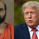 Nidal Hasan y el presidente Donald Trump.