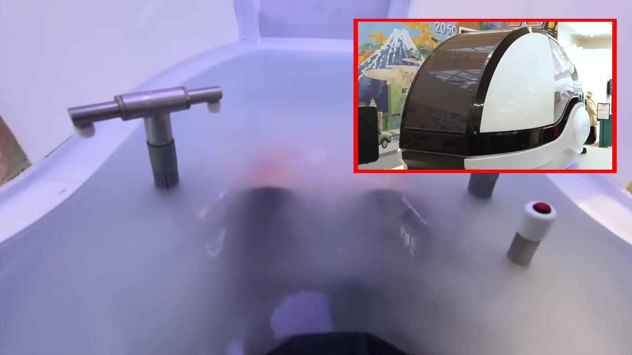 Se trata de un sistema automatizado capaz de lavar y secar el cuerpo humano en unos 15 minutos sin intervención directa.