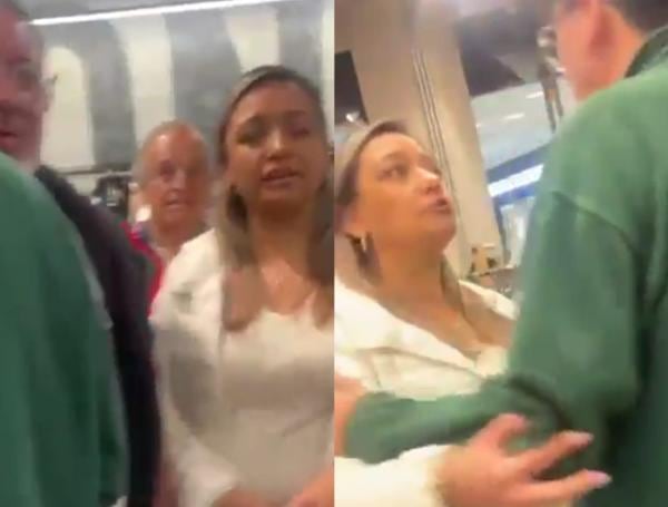 La reacción del personal de la tienda no fue la esperada, y la mujer relató que comenzó a recibir insultos por parte del personal.