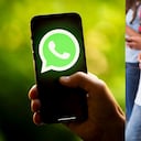 Niños usando WhatsApp desde el celular.