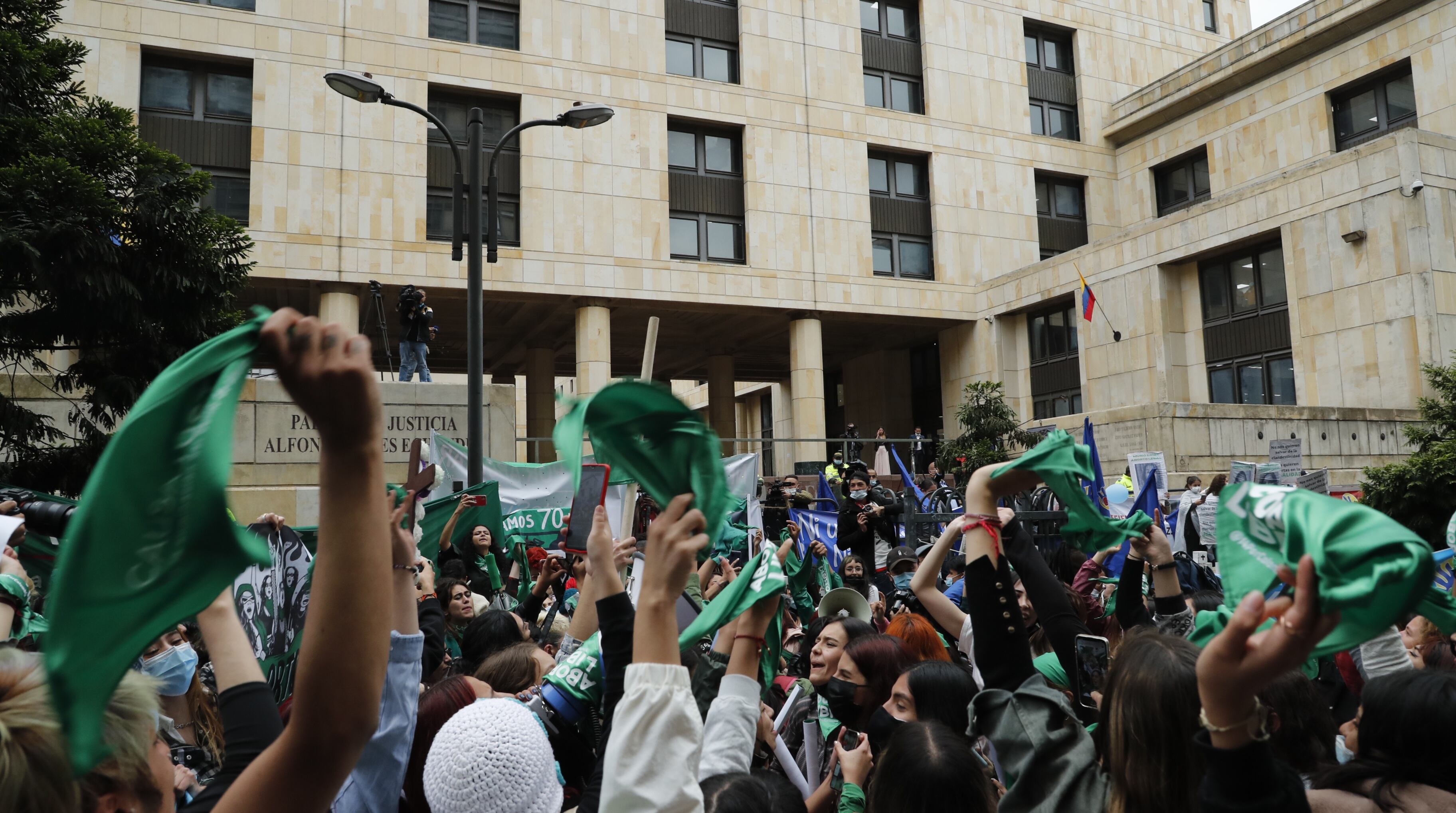 Manifestaciones a favor de la despenalización del aborto