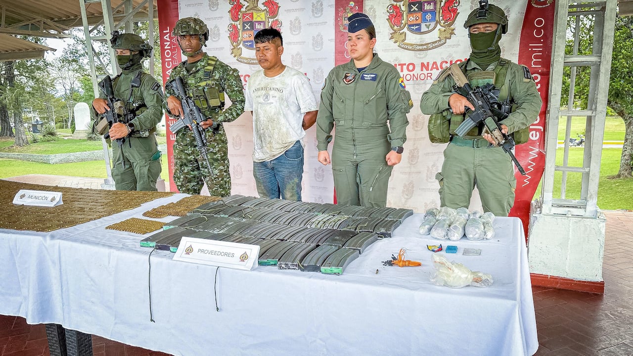 Alias Stiven, capturado en Operación del Ejército.