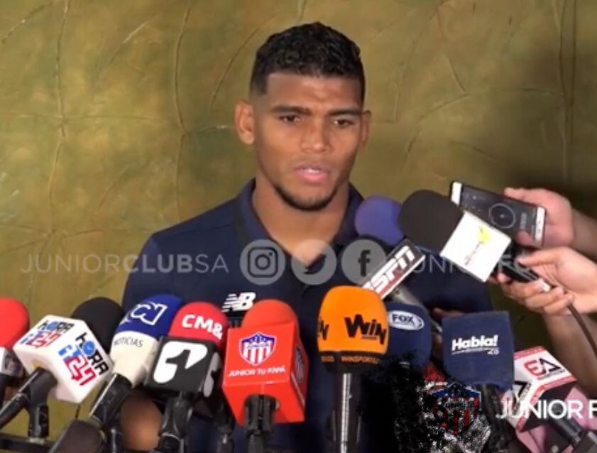 Rafael Pérez en uno de sus pasos por Junior (2018).