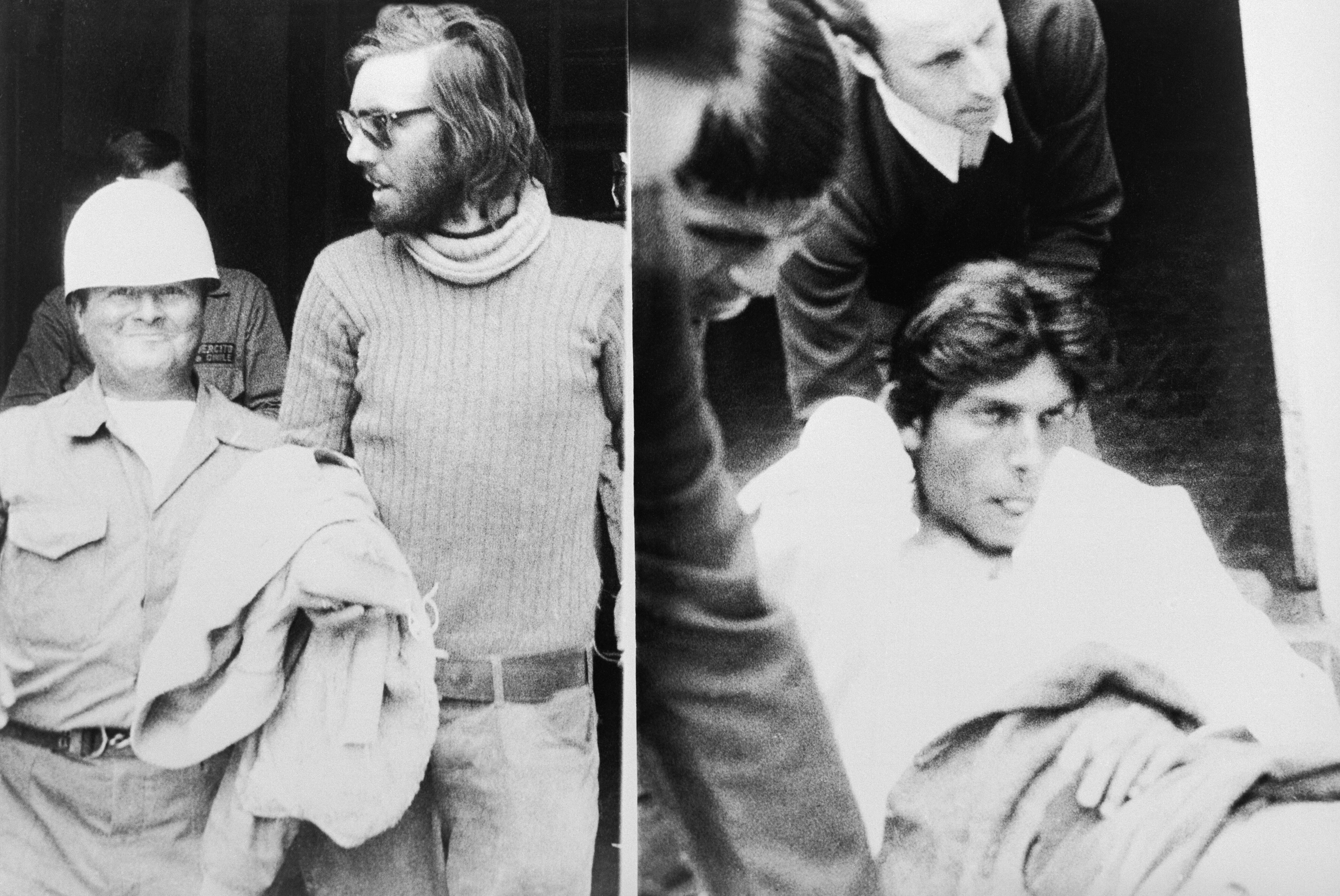 Personal médico atiende a los sobrevivientes del accidente de los Andes.