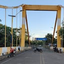 El puente San Miguel en la frontera con Ecuador está cerrado desde el año pasado.