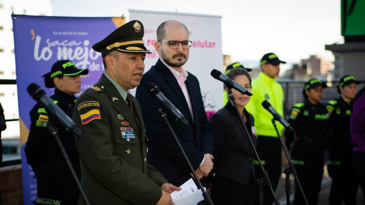 El coronel Herbert Benavides, comandante encargado de la Policía Metropolitana de Bogotá, reveló detalles del operativo de seguridad para la celebración del Día de la Madre.