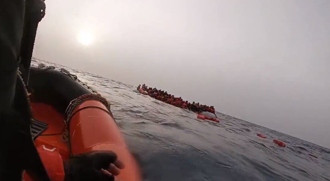 Rescate migrantes en el Mediterráneo