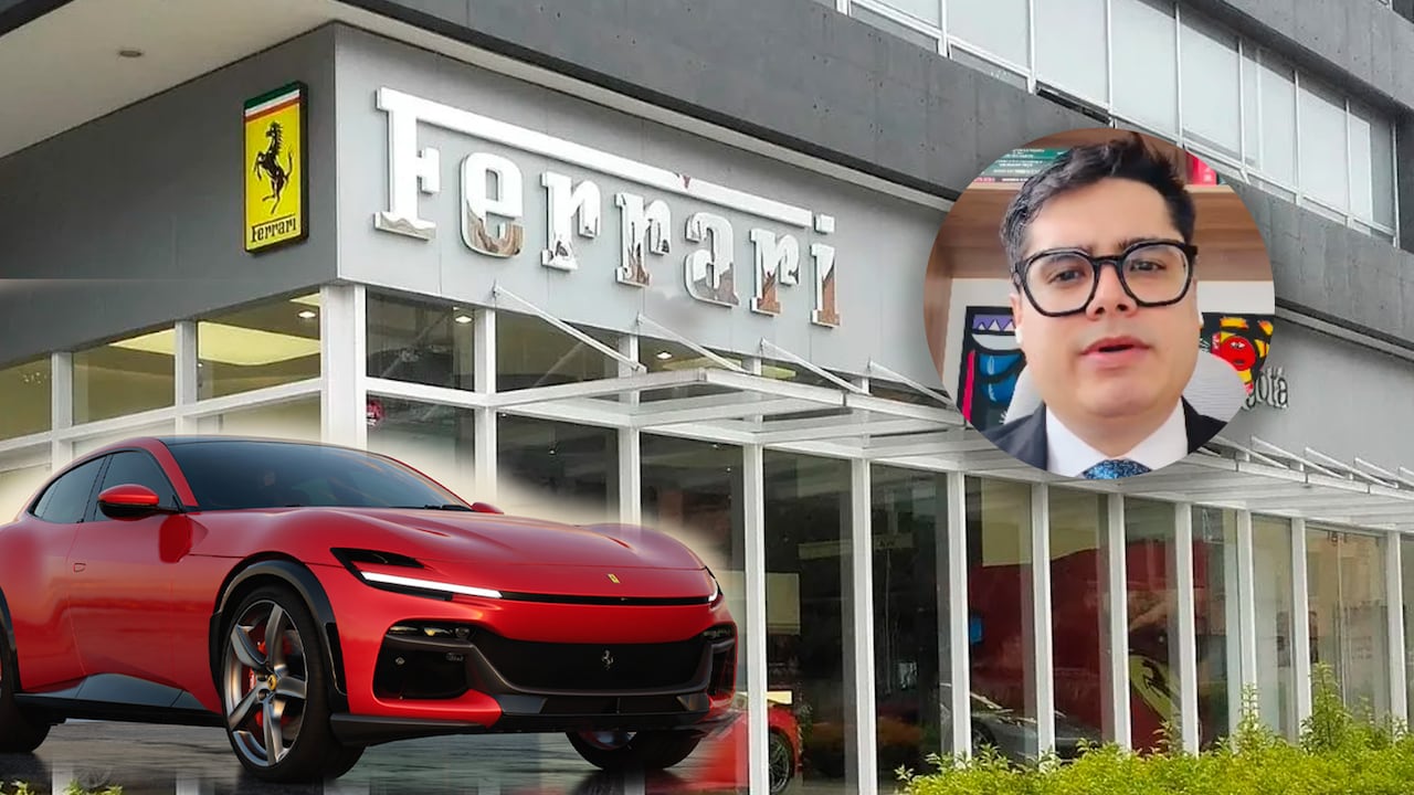 El abogado Juan Camilo Sanclemente representará a Carlos en el pleito por la estafa en la compra del Ferrari Purosangue. Representantes de Autos Italianos de Colombia no responden.