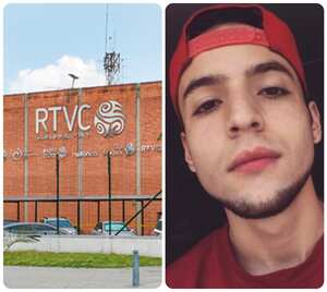 El activista David Rozo llega a RTVC.