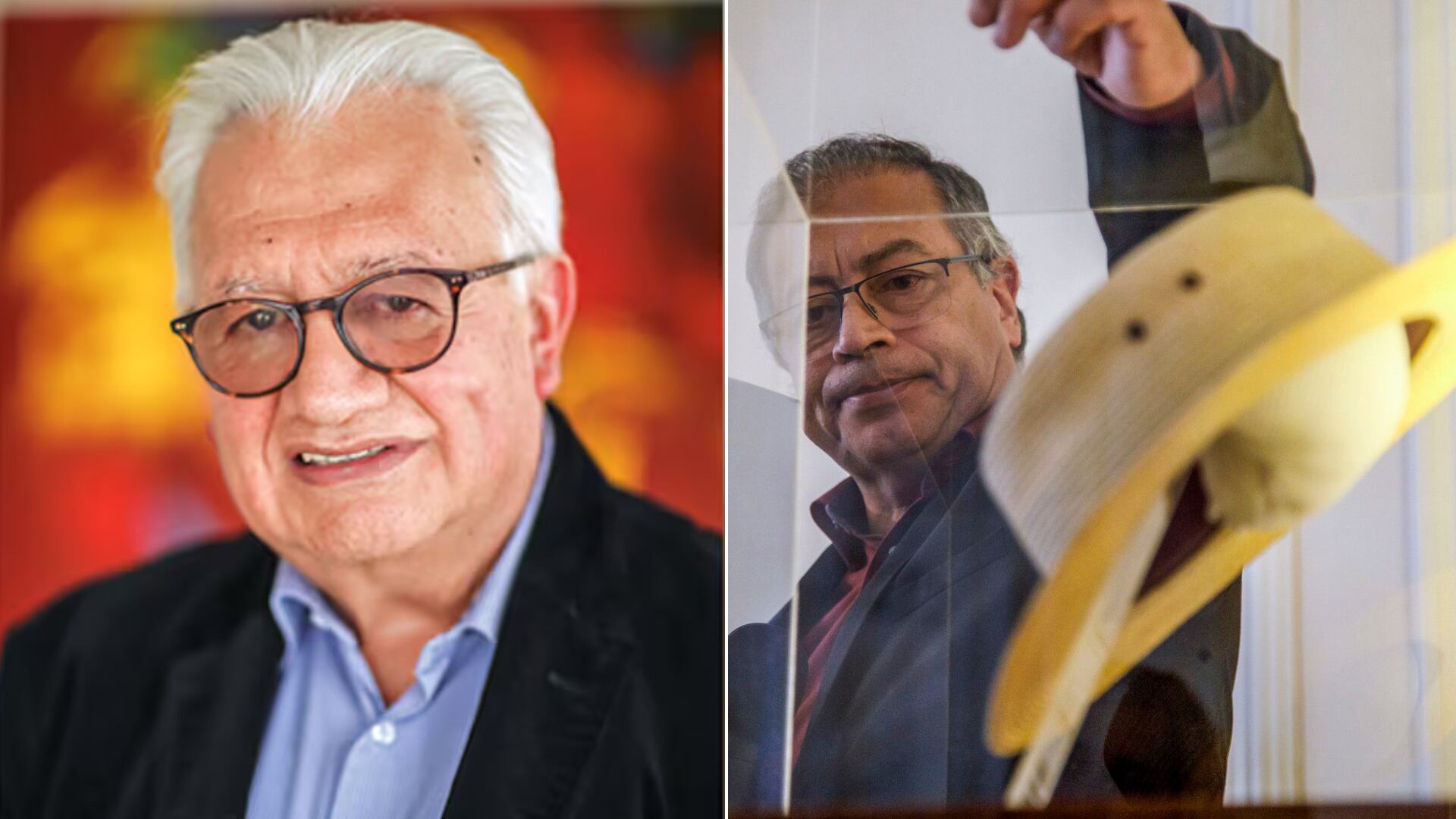 Everth Bustamante, Gustavo Petro y el sombrero de Carlos Pizarro.