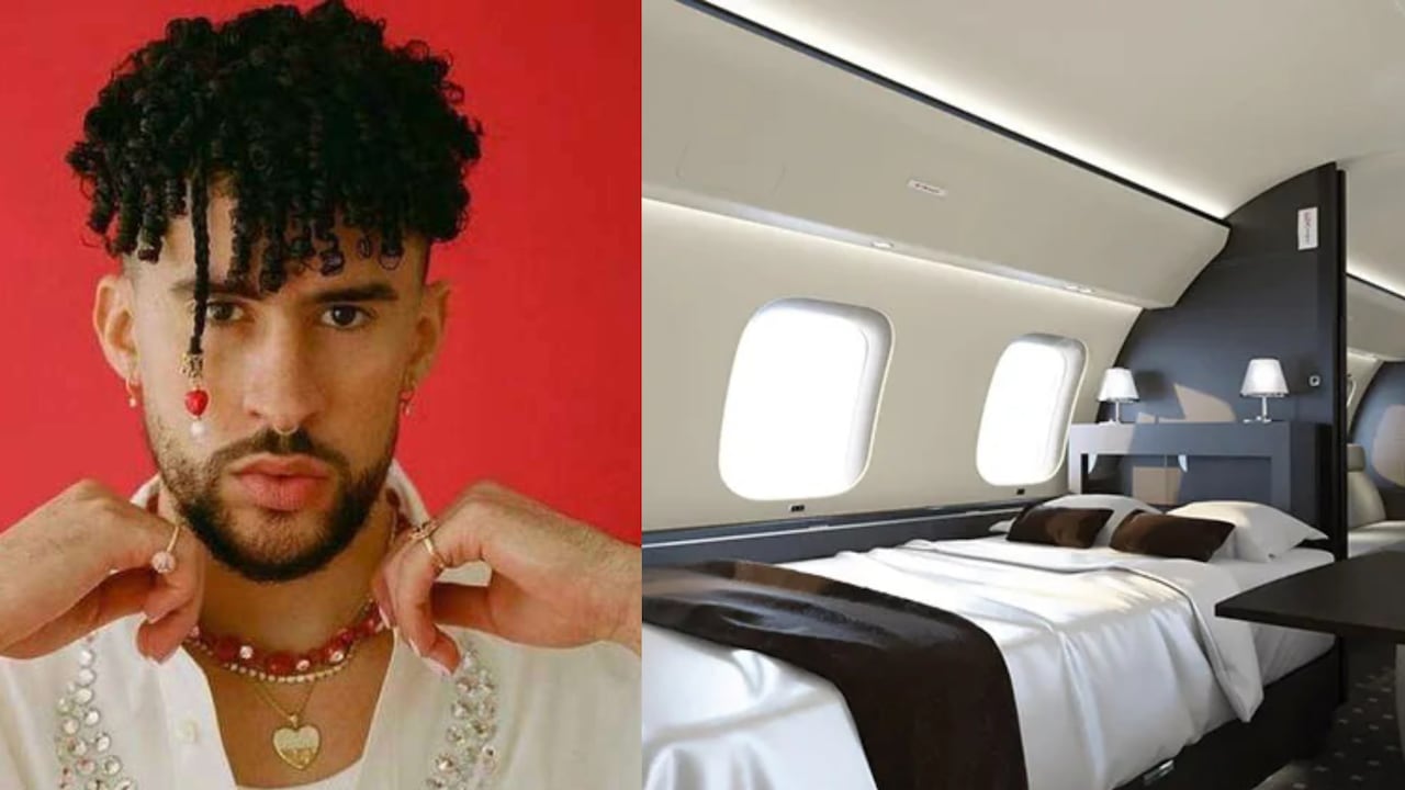 Los lujos extremos del avión de 75 millones de dólares en el que llegó el “Conejo Malo”.