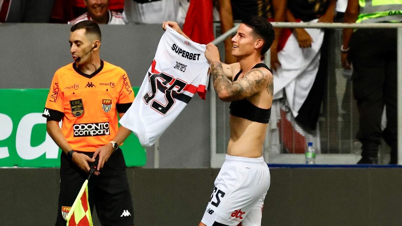 James Rodríguez hizo gol.