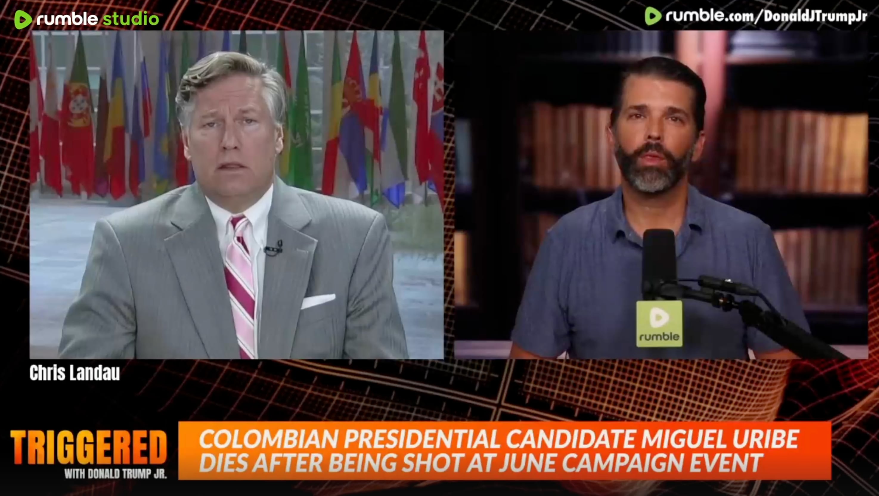 Christopher Landau y Donald Trump Jr.