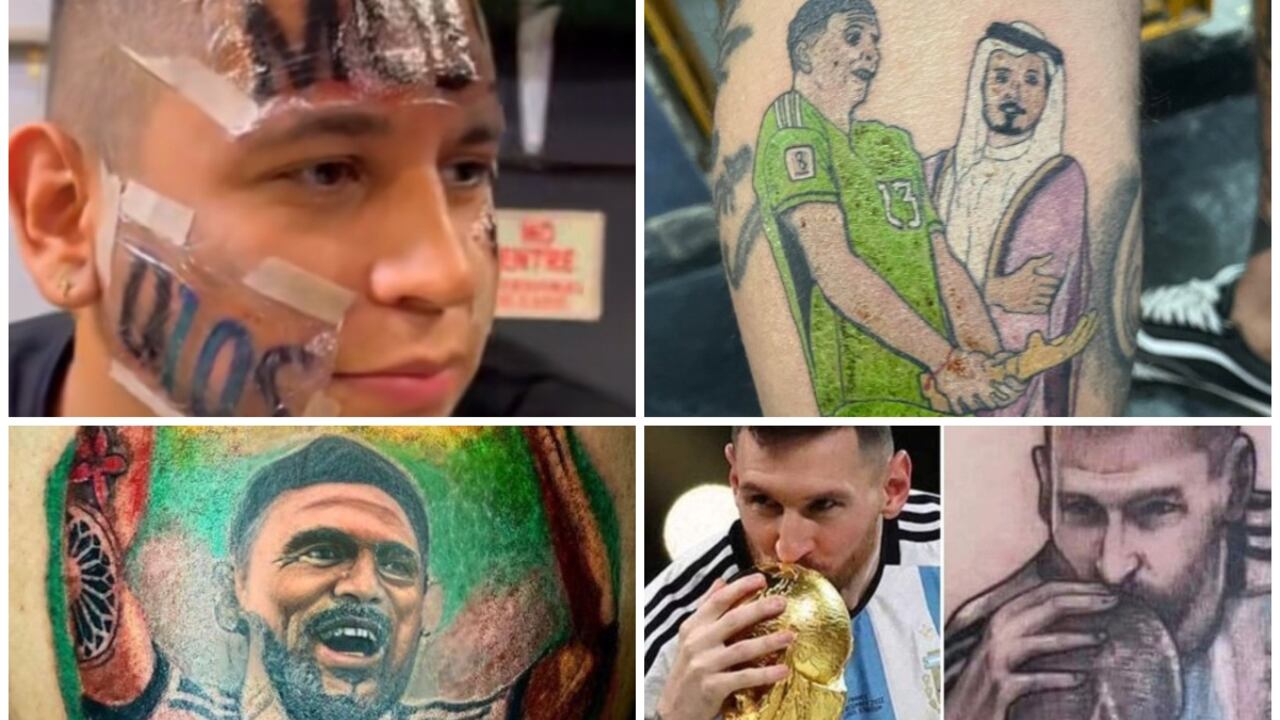 Los peores tatuajes de los argentinos tras el título mundial