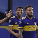 Sebastián Villa se reportó en el triunfo de Boca sobre Santos por Copa Libertadores