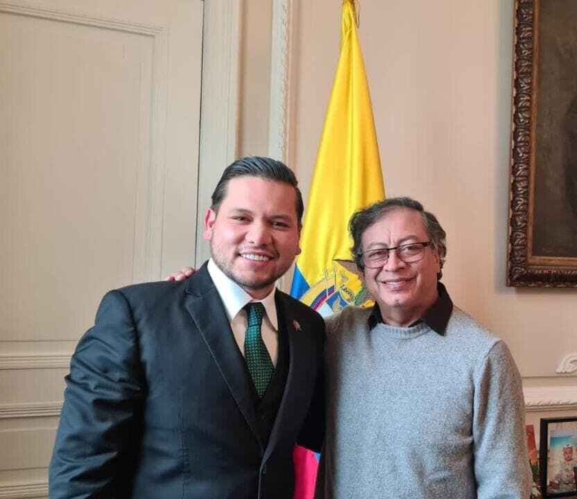 Andrés Calle impulsó la campaña de Gustavo Petro en 2022 y el mandatario respaldó la aspiración de Calle a la presidencia de Cámara.
