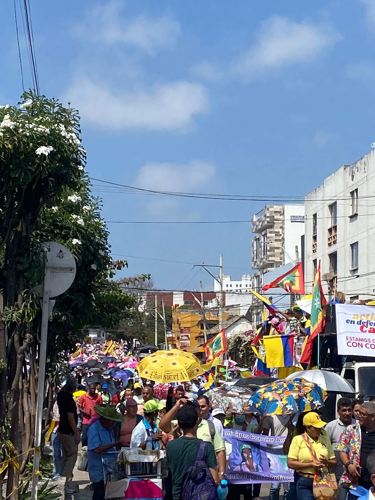 Barranquilleros salieron a las calles cumpliendo con las manifestaciones acordadas para este 14 de febrero