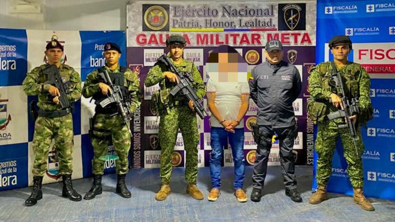 Insólito: presunto integrante del Clan del Golfo, capturado por el Ejército, tenía escolta de la UNP.
