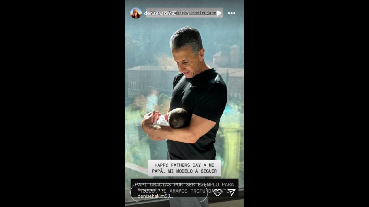 Denise Hakim dedicó mensaje a Fernando Hakim con motivo de una fecha especial.