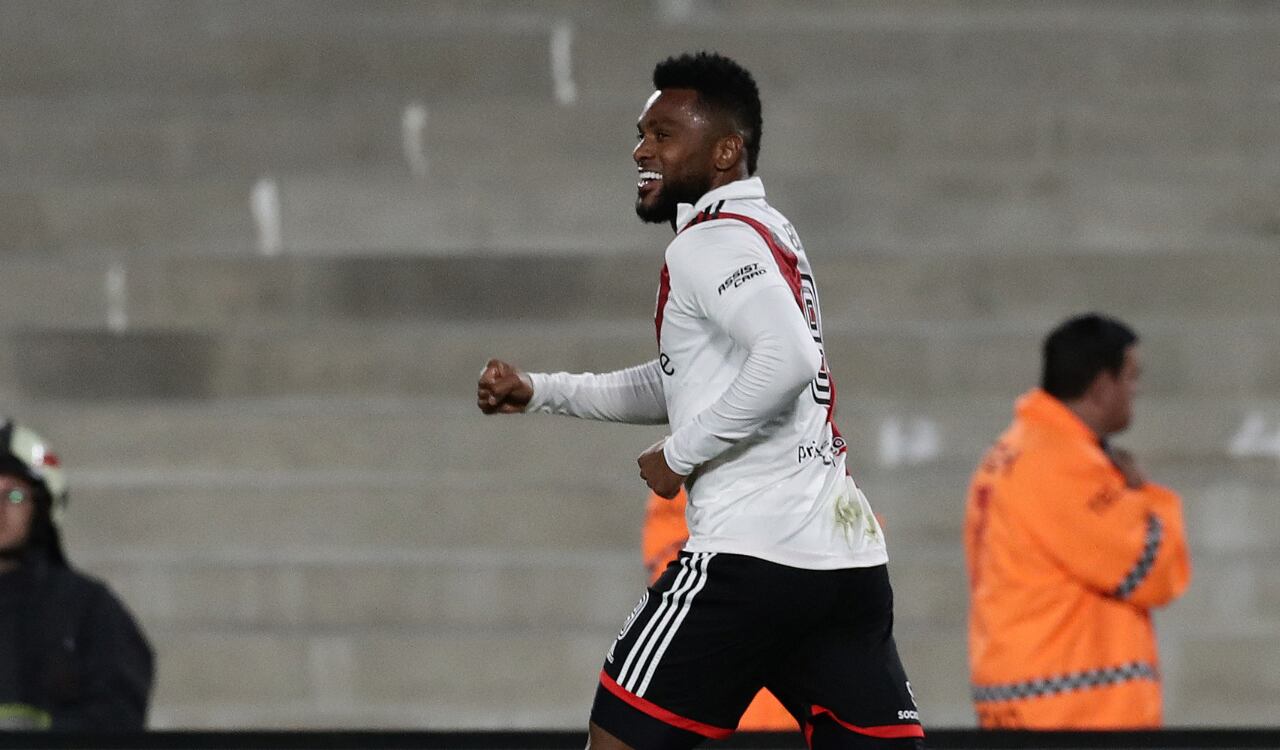 Miguel Borja suma tres goles desde su llegada a River Plate.