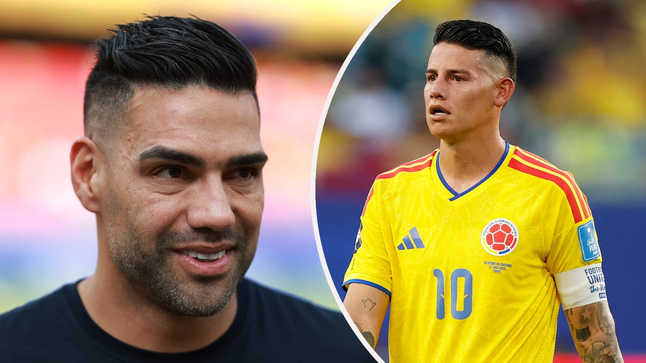 Falcao le dio las gracias a James Rodríguez por dejar en alto la bandera de Colombia
