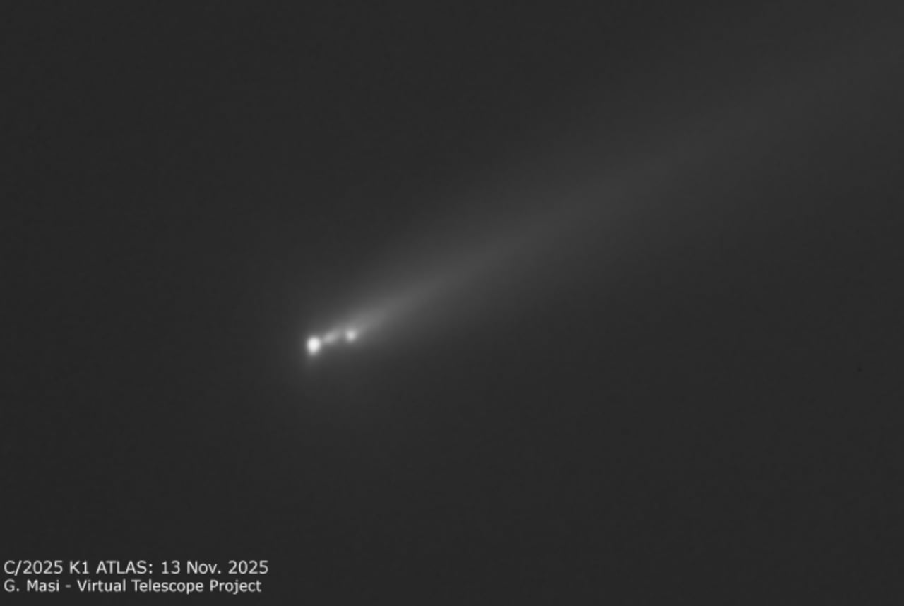 Un aumento repentino de brillo anticipó que el objeto enfrentaba un cambio drástico.