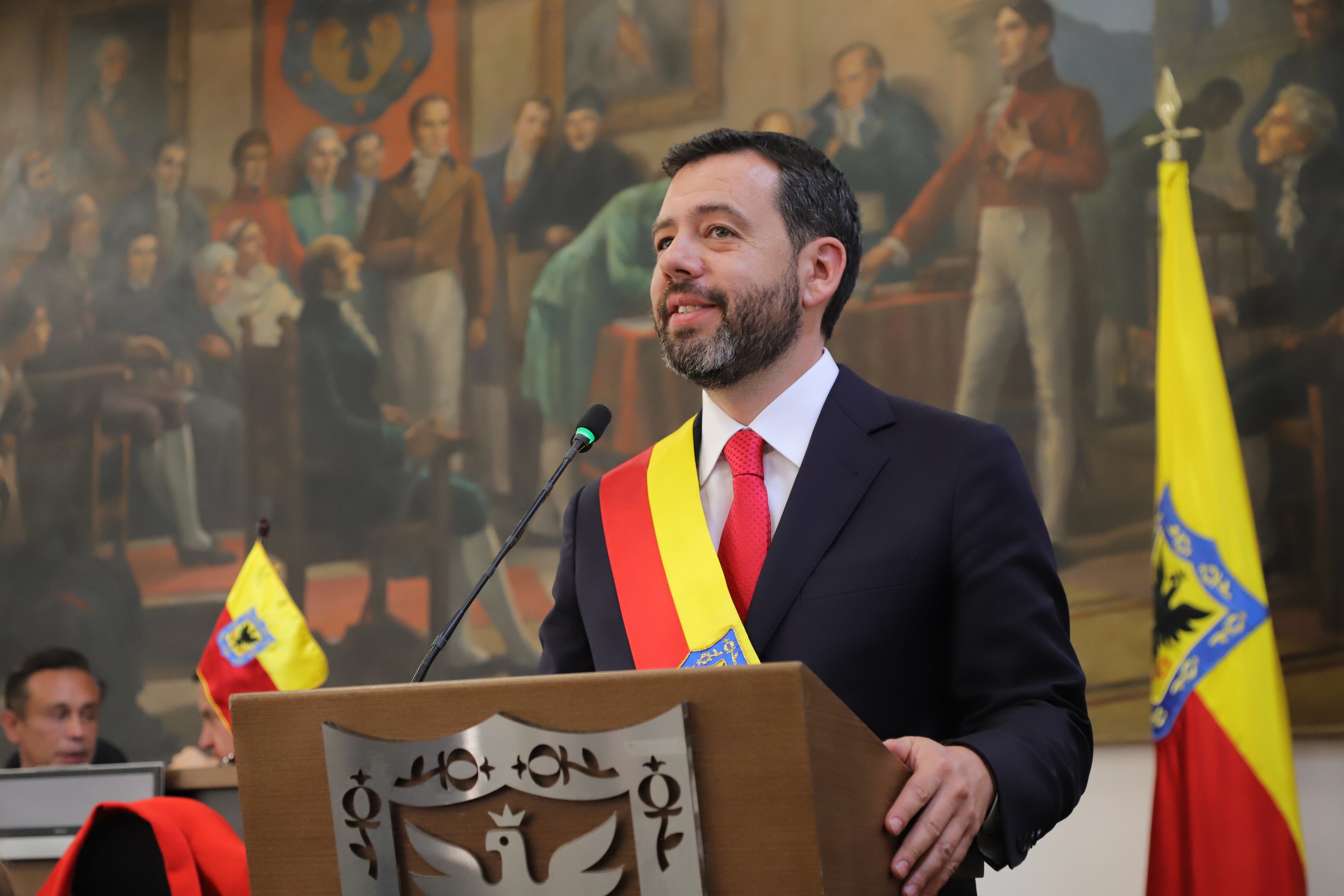 Instalación Concejo de Bogotá por el Alcalde Electo Carlos Fernando Galán