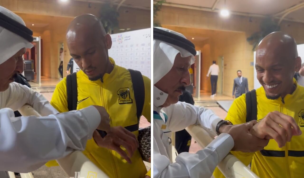 Fabinho recibió impactante regalo en Arabia Saudita