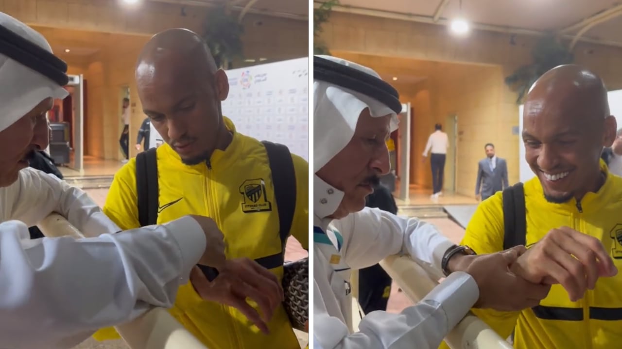 Fabinho recibió impactante regalo en Arabia Saudita