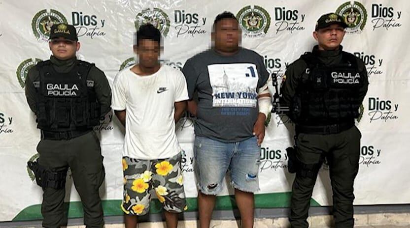 Policía presenta a capturados implicados en secuestro de dos policías en el 2024.