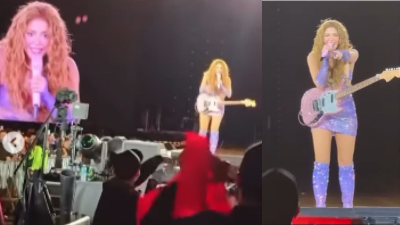 Shakira reconoció uno de sus fans más fieles en pleno concierto