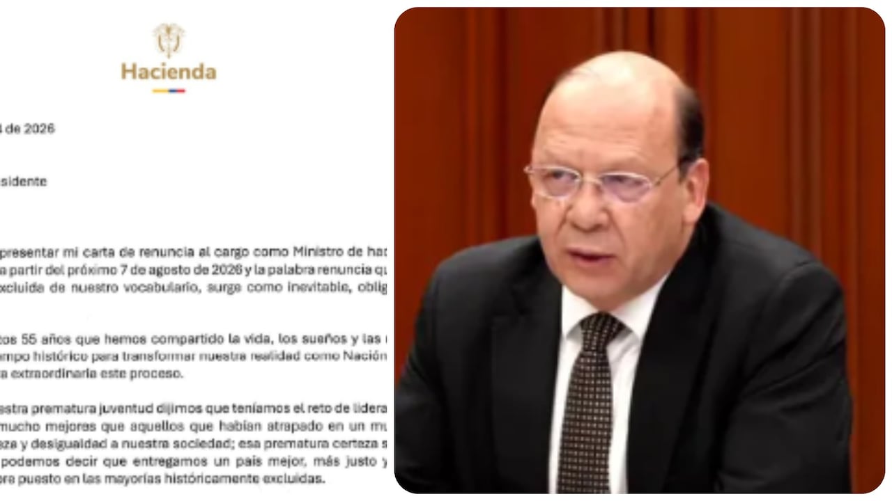 Germán Ávila, ministro de Hacienda en el gobierno de Petro, envió su carta de renuncia al cargo, como ocurre en los finales de mandato.