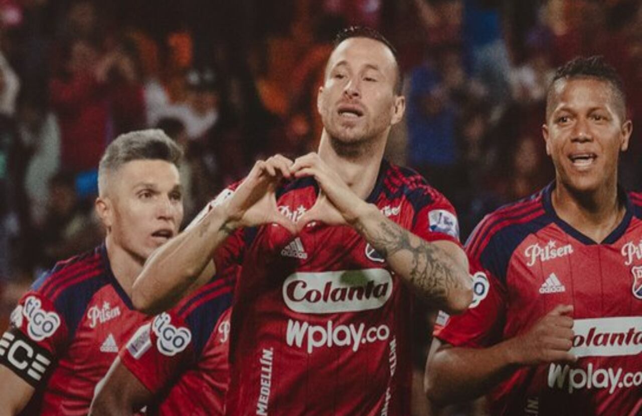 Luciano Pons marcó el primero del DIM ante Huila en Liga Betplay